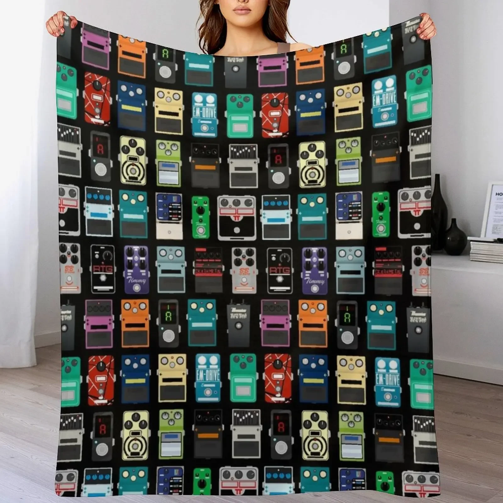 

Pedal Board #2 Throw Blanket sofa bed Thermals For Travel Luxury Thicken Retros Blankets