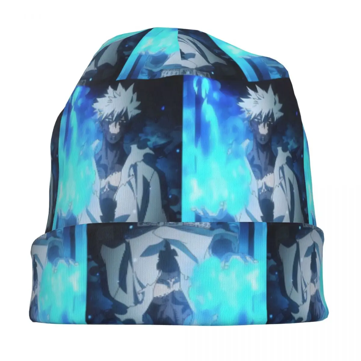 بلدي بطل الأكاديمية دابي أنيمي مانغا MHA Blueflame محبوك قبعة الهيب هوب بونيه قبعة الخريف الشتاء في الهواء الطلق قبعات حريمي