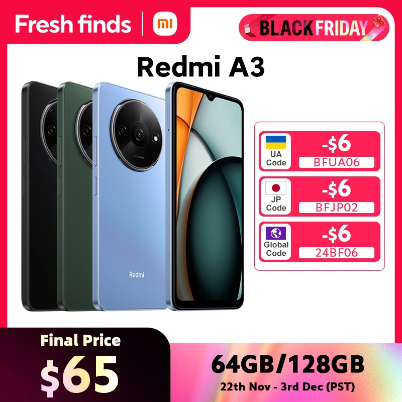 [World Premiere] Xiaomi Redmi A3 Smartphone 6.71