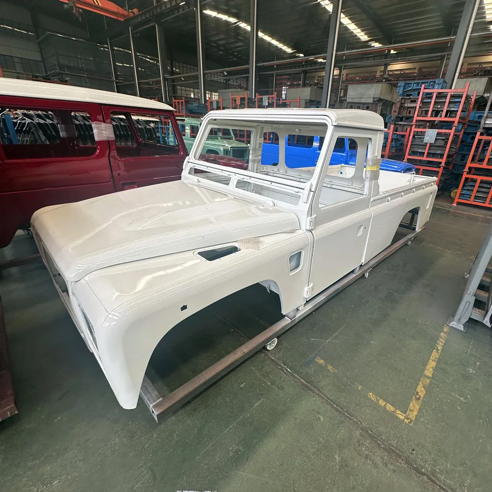 تعديل الألومنيوم لاند روفر ديفندر 90 110 130 TD4 TD5 300TDI الجبهة الحاجز الجناح أجزاء جسم السيارة OEM # ASB710200 ASB710210 #6