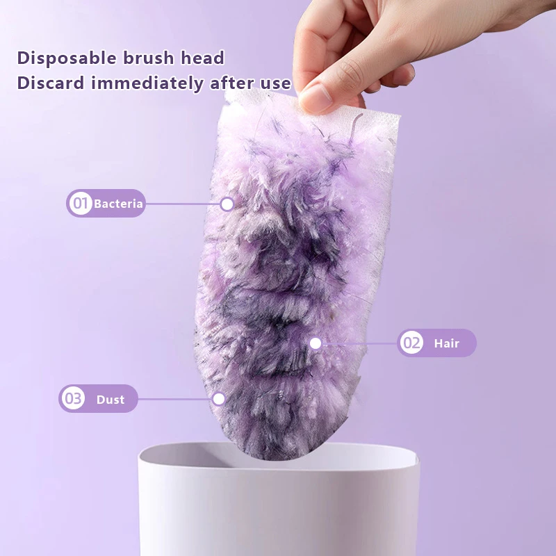Doble Cara 360 °   Precipitador electrostático para limpiar el polvo, limpieza de telaraña, plumero desechable para techo y escritorio