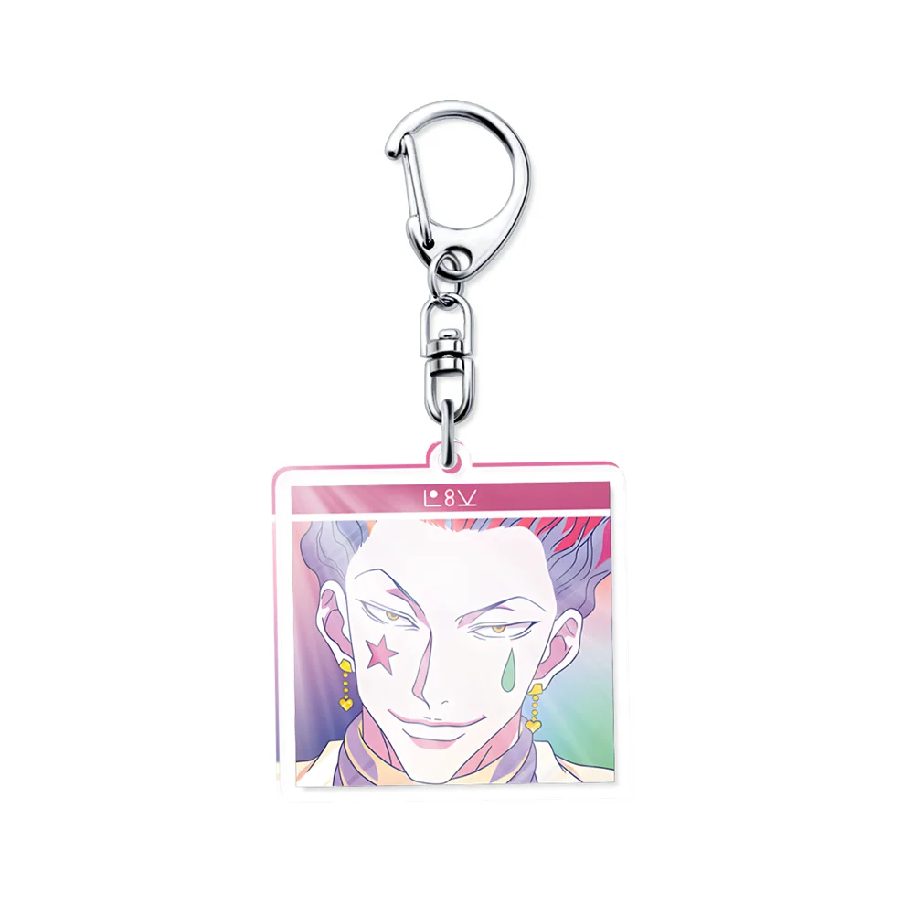 Anime peripheral acrylic pendant full-time hunter campus creative jewelry keychain pendant