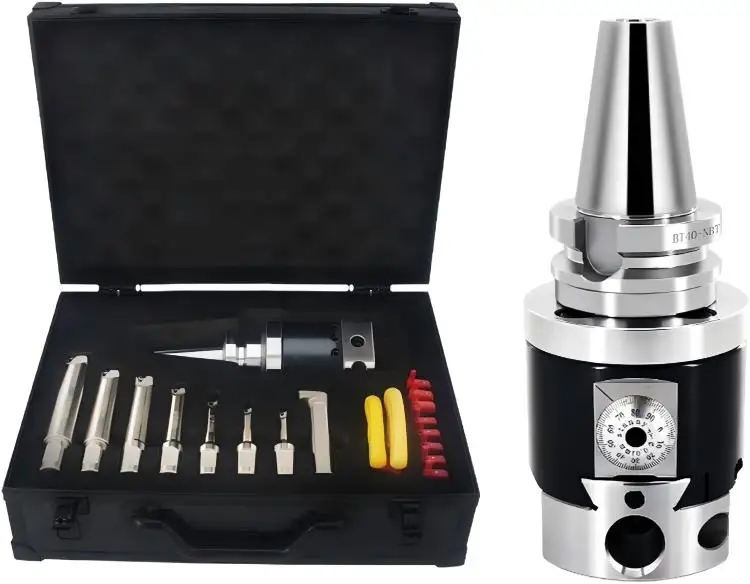 

High Precision BORING HEAD SET BT40 FINE KIT 1 BORING HEAD And 8 BORING BAR