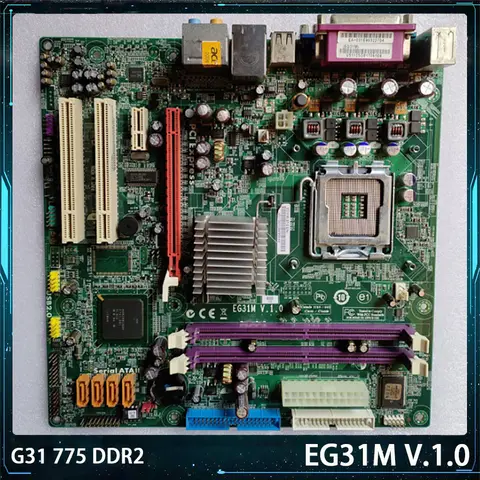 EG31M V.1.0 775 DDR2 Support Quad Core Motherboard