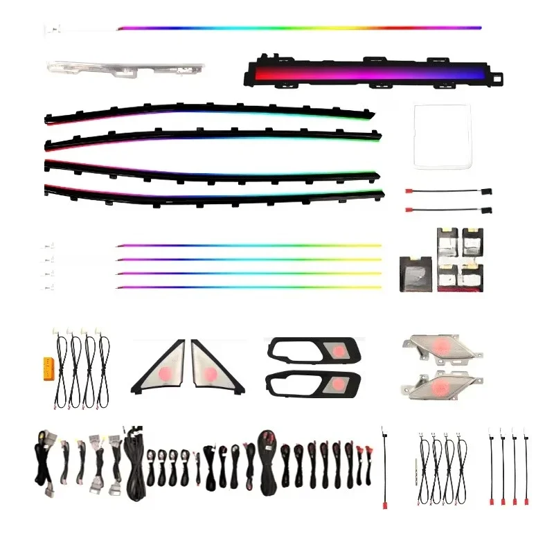 Piano Black Ambient Light Upgrade Kit for Honda Accord 2023-2025