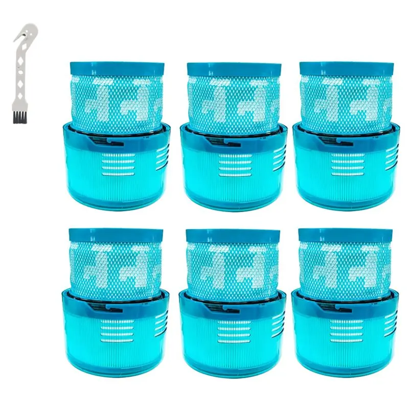 B98A 6 Pack Washable Filter Replacement for Dyson Gen5 Detect Gen5 Outsize Vacuum Cleaner Reusable Cartridge