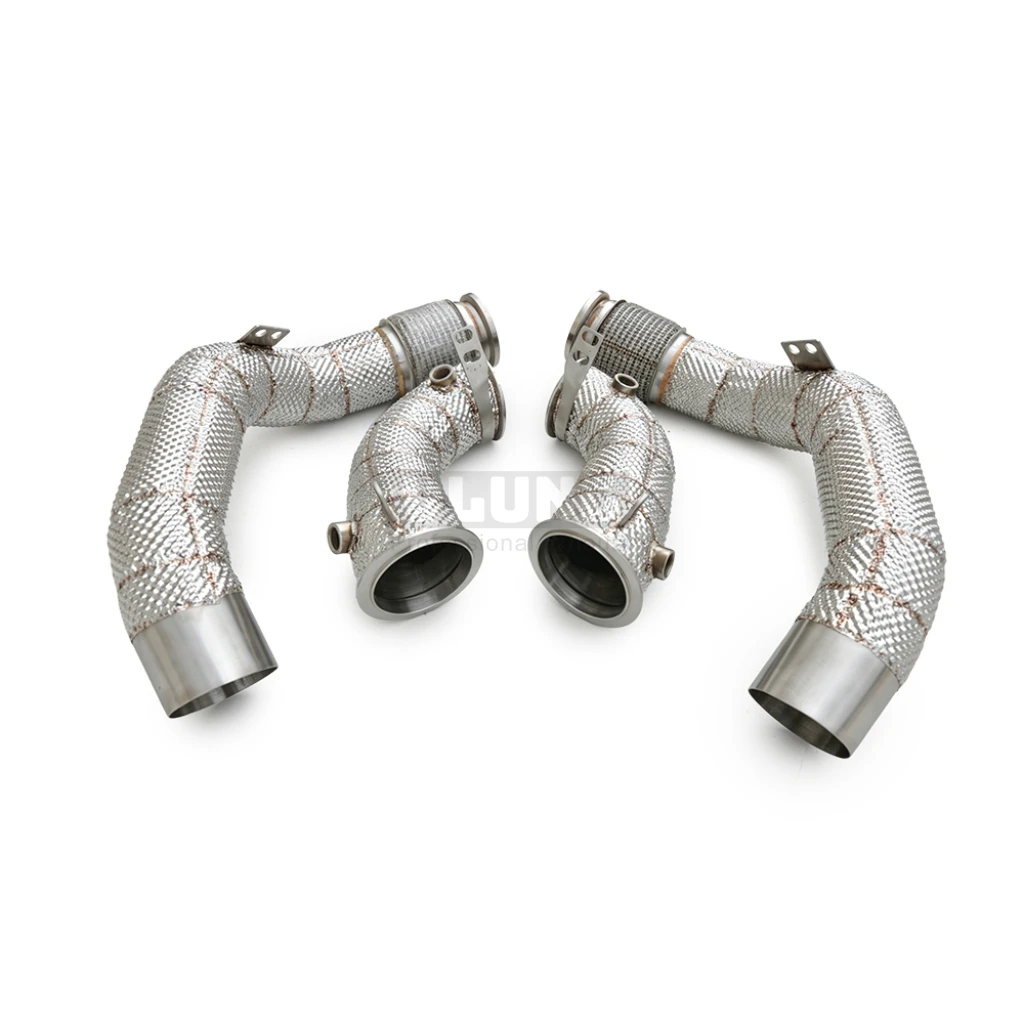 Stainless Steel High Performance Exhaust Downpipe for BMW M5 F90 4.4T 2017-2023 Car Tuning Parts