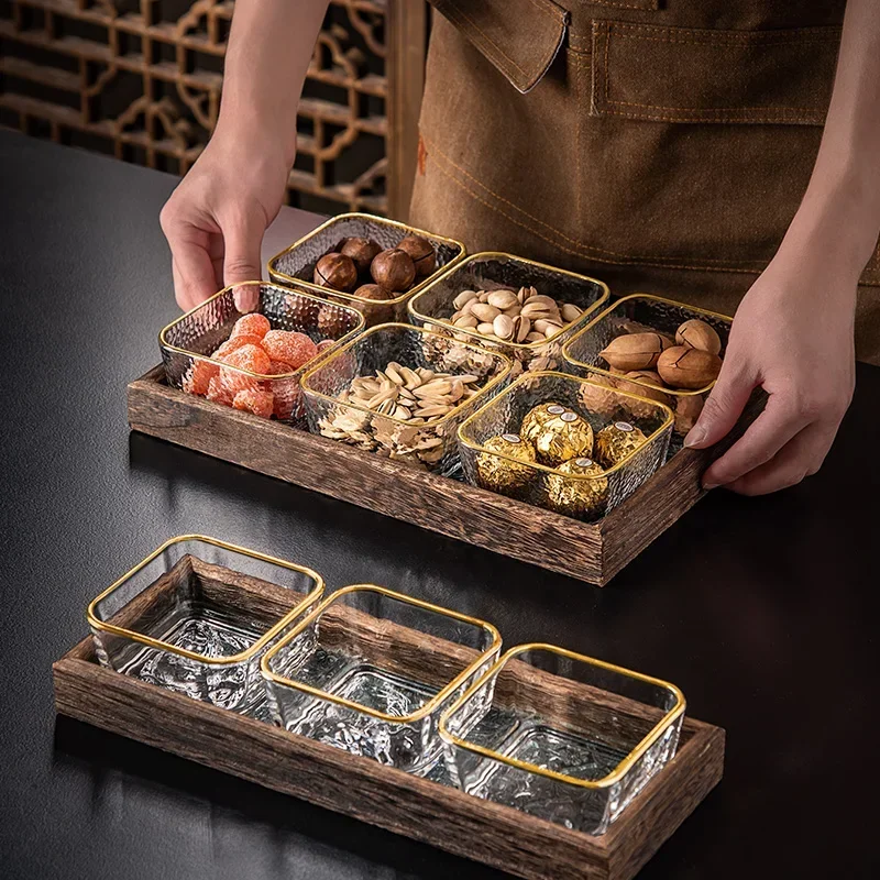 

European Decorative Trays Modern Home Decor Storage Tray for Food Versatile Scene Organizer，Elegant Serving Tray