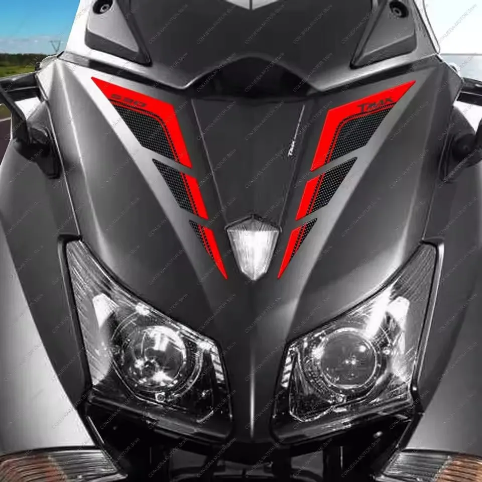 

For TMAX 530 2012 2016 Motorcycle 3D Gel Resin Sticker Front Protection Sticker Decals Body Kit