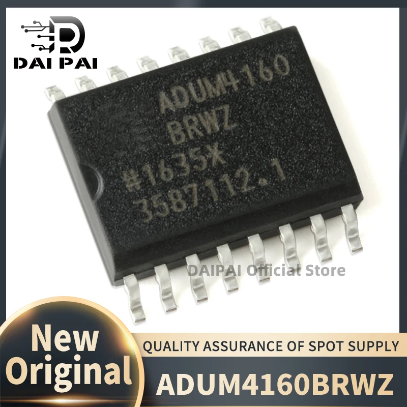 (2piece)100% New original ADUM4160BRWZ-RL ADUM4160BRWZ ADUM4160 SOP16 Digital Isolator Chipset