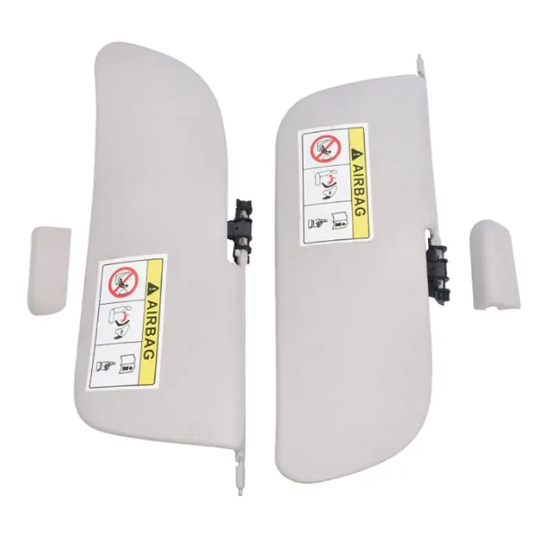 AMEXIAOXU  Sun Visor Sunshade Kit For Citroen C3 II 2009 - 2016 Without Lights 1613251480 ABS Replacement Sunshade Shade Board