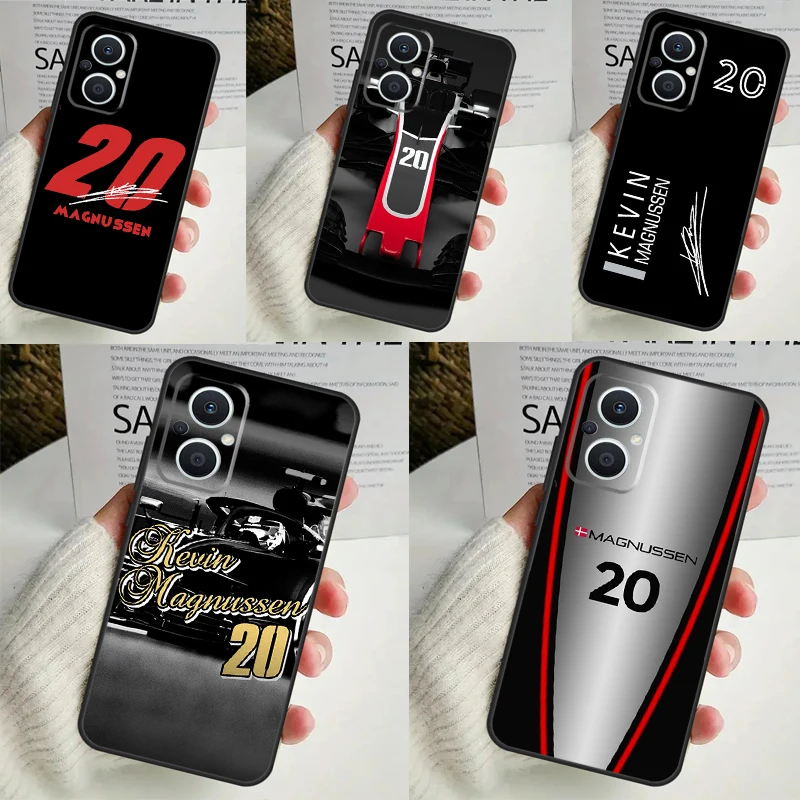 Kevin Magnussen F1 For OPPO Reno 11 F 10 Pro 4Z 5Z 8T 4 5 6 7 8 Lite OPPO Find X3 X6 Pro X2 Neo X5 Lite Case