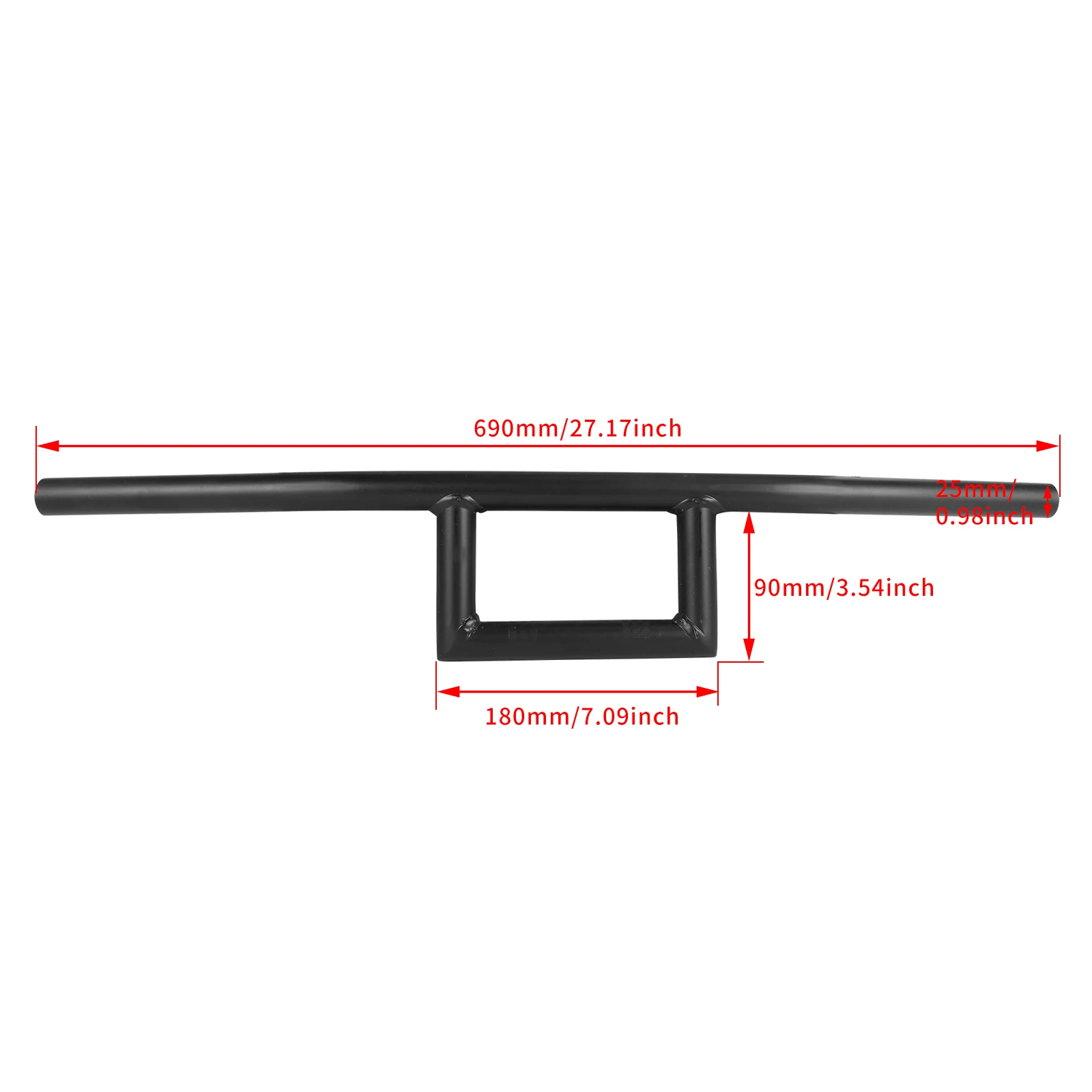 Para harley suzuki yamaha honda guidon moto 22mm 25mm universal motocicleta volante guiador preto cromo vintage 2027