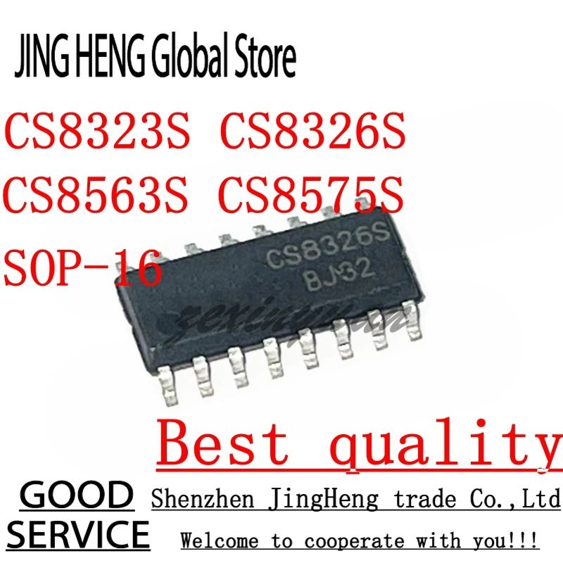 10Pcs CS8323S CS8326S CS8563S CS8575S SOP-16 Audio chip IC