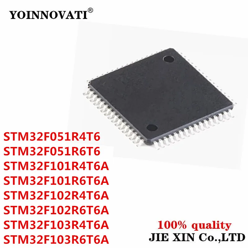 STM32F051R4T6 STM32F051R6T6 STM32F101R4T6A STM32F101R6T6A STM32F102R4T6A STM32F102R6T6A STM32F103R4T6A STM32F103R6T6A LQFP-64 IC