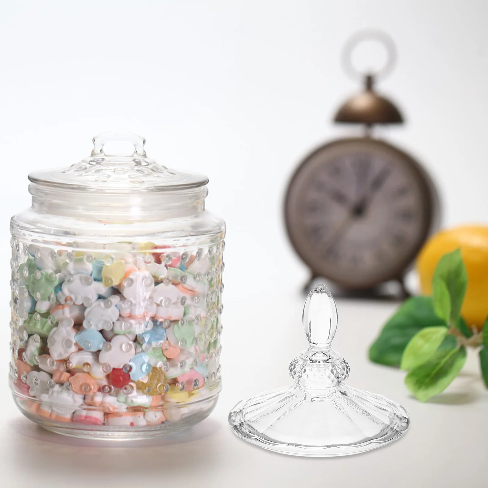

Glass Lid for Water Pitcher Reliable Stability Prevents Spills Glass Lid Household Pitcher Cover Water Pot Cover