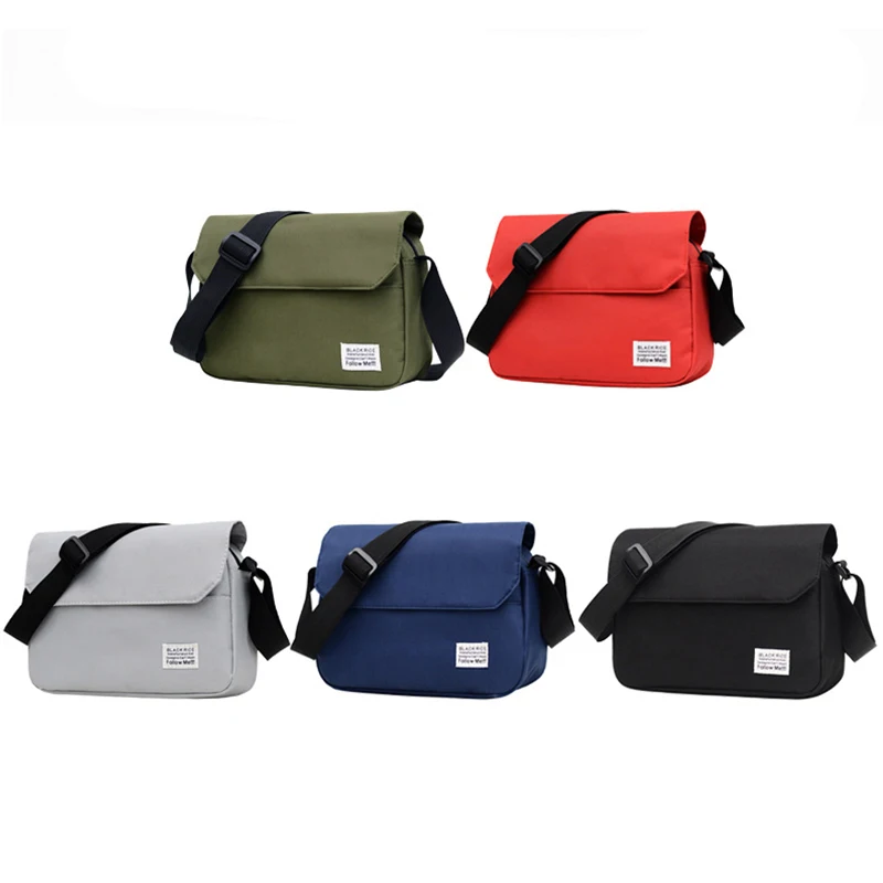 Multi Pockets Men's Shoulder Bag Lightweight Messenger Bag for Women Unisex Large Capacity Crossbody Bag Japanese College Style