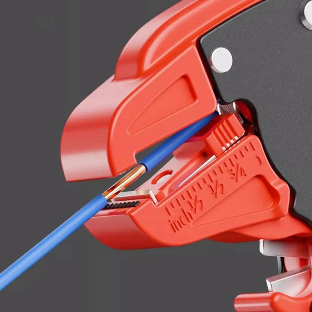 Wire Stripping Tool Automatic Wire Stripper Tool with Non-slip Handle Ergonomic Design for Precise Stripping Self-adjusting Wire