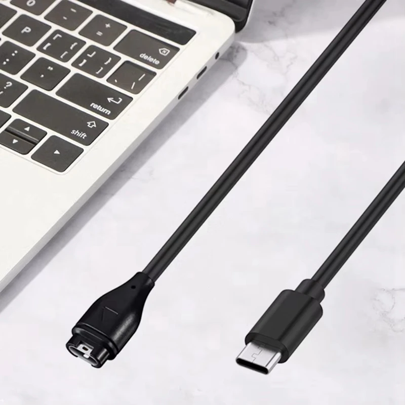 Smartwatch Charging Type-C Interface Charger Replacement Smart Watch Charger Cable For Garmin Forerunner 265/265S/965