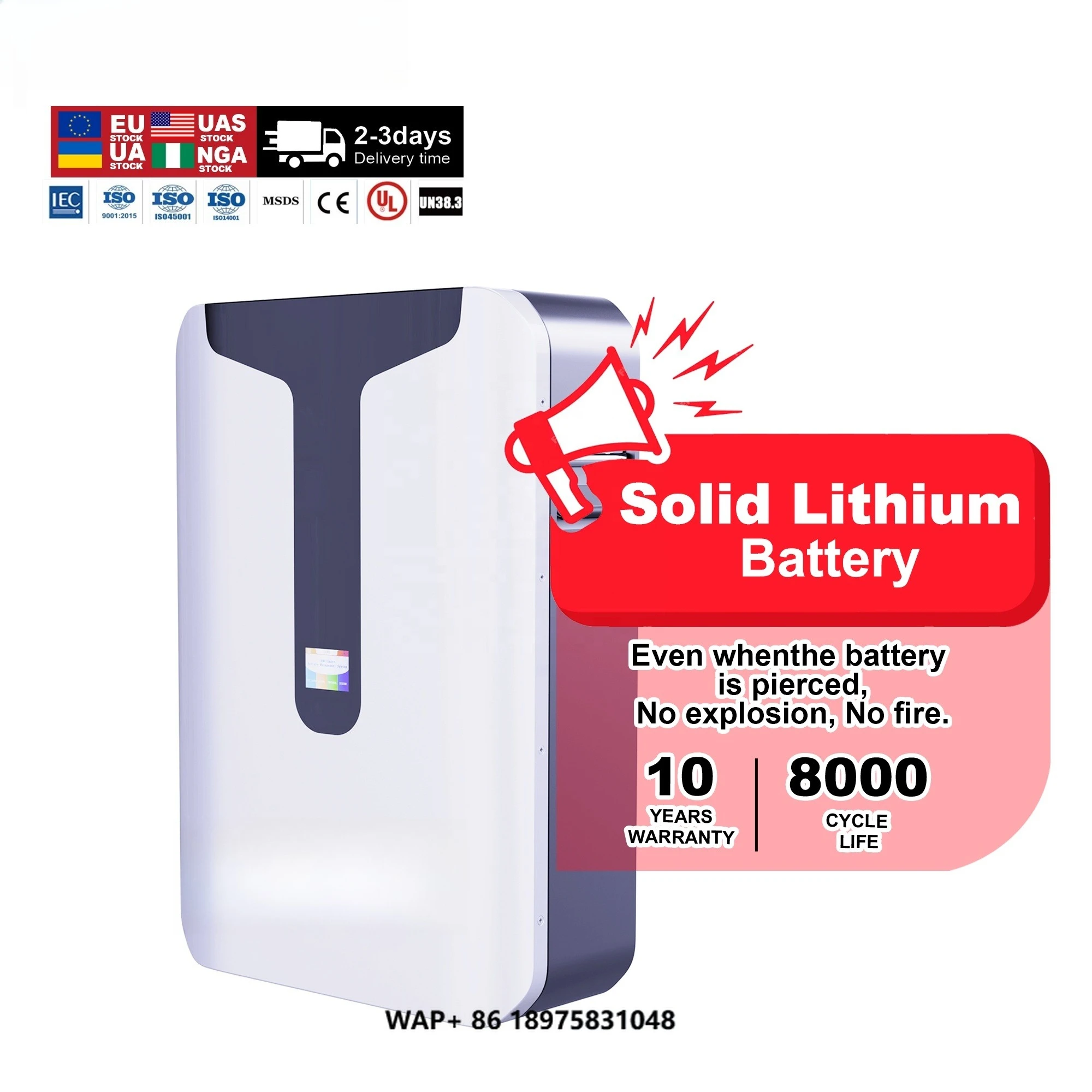 

48V 5KWh 7.5KWh Solar LiFePO4 Lithium Battery Powerwall Energy Storage Solar System with Kit Solar Panel