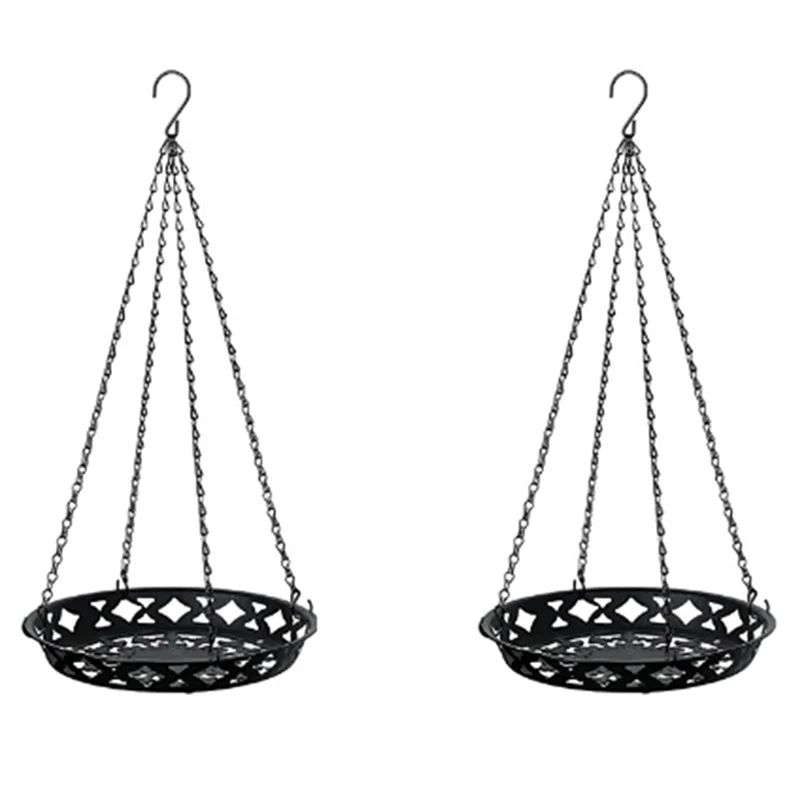 

A23P 2-пакетная металлическая вешалка для растений для комнатных растений Металлическая вешалка для растений