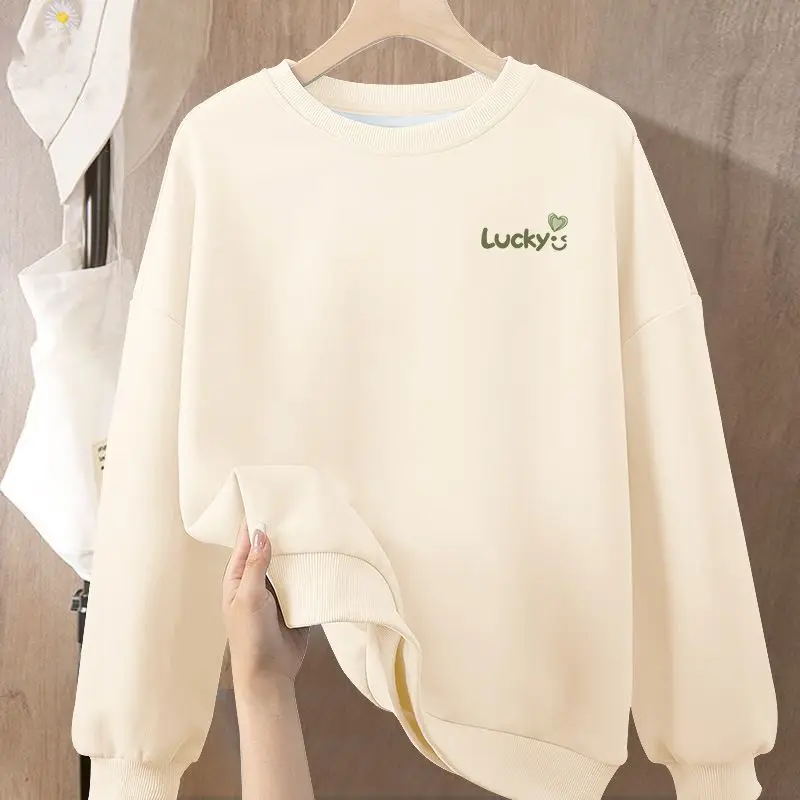 بلوزات نسائية Y2K مزينة باللون الوردي الجمالي ورقيقة ورقبة دائرية من الأمام والخلف بأحرف قوطية وسحاب قابل للتنفس ورياضة سميكة #4