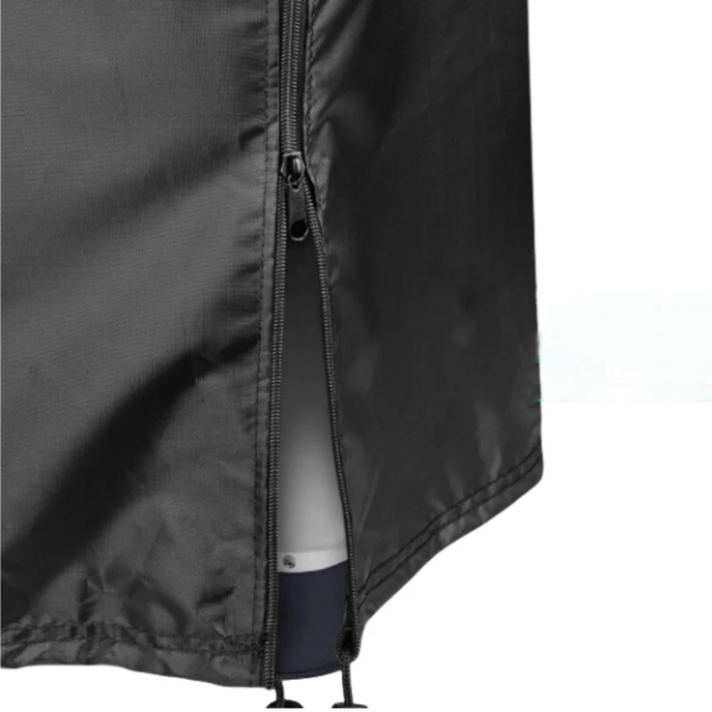 

Pool Water-resistant Cover Black Swimming Pool Cover Versatile Compatibility Adjustable Straps Easy Installation