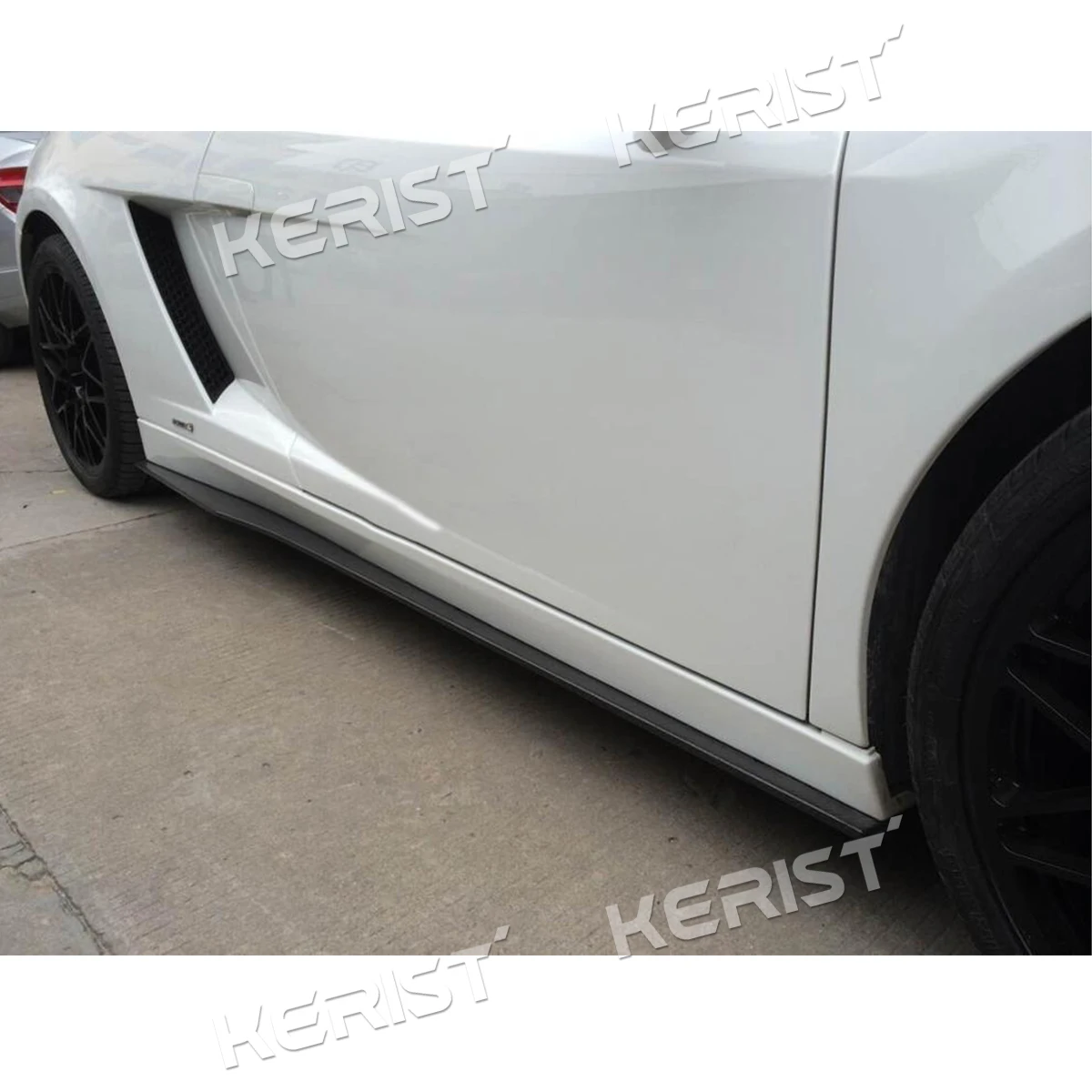 For Lamborghini Gallardo LP550 LP560 LP570 Superleggera Style Carbon Fiber Side Skirt Underboard 2pcs Car Styling