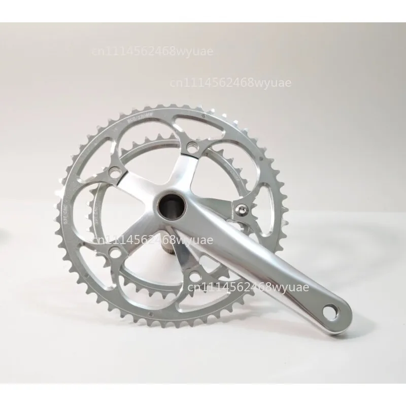 Hot Sale Polished Silver 130BCD Crankset - Hollow Integrated for Road Folding Brompton Bikes (Single/Double)