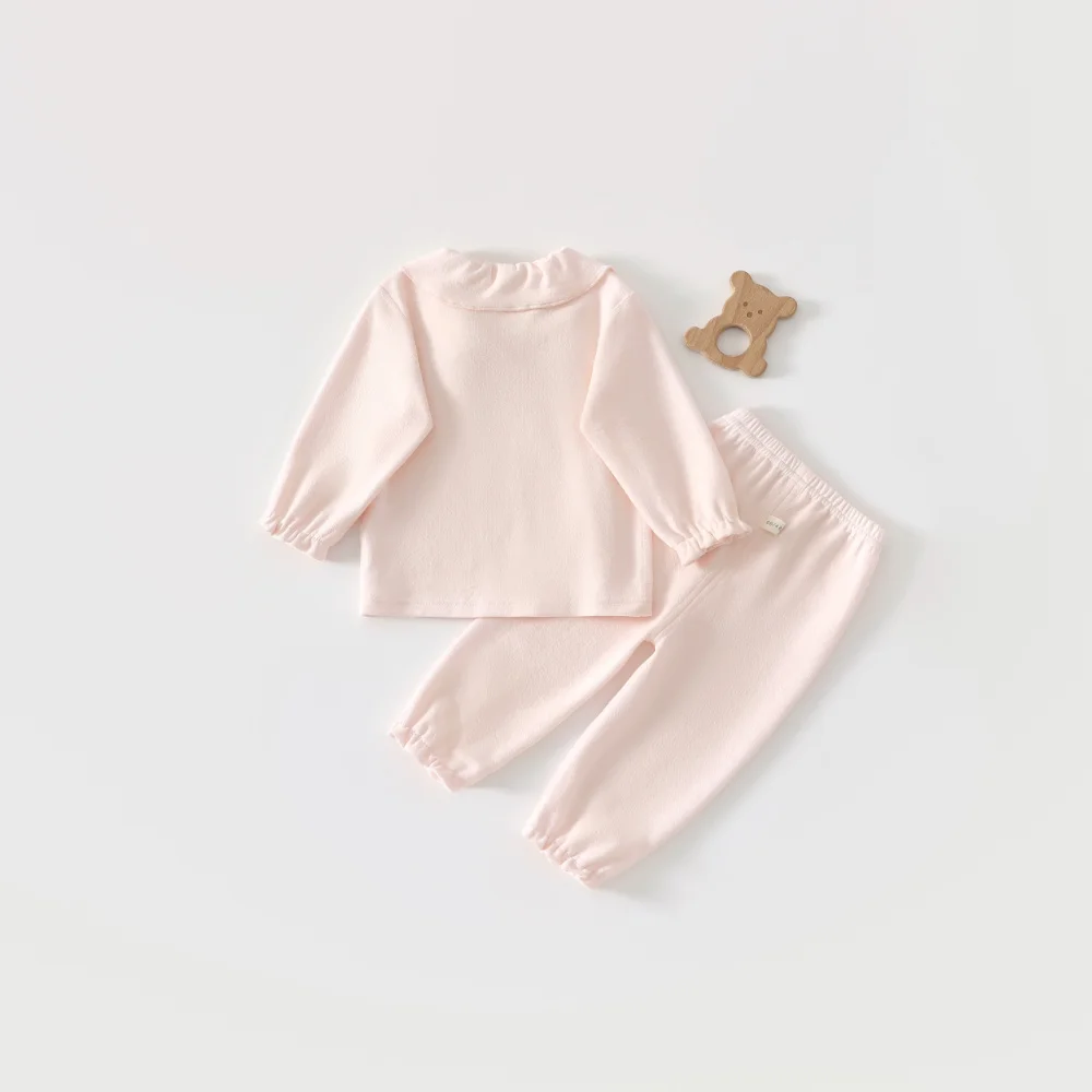 Baby Girl Outfit Set, Home Wear, Spring and Autumn Clothing Set, Separate Pieces for Young Infants, Suitable for Going Out