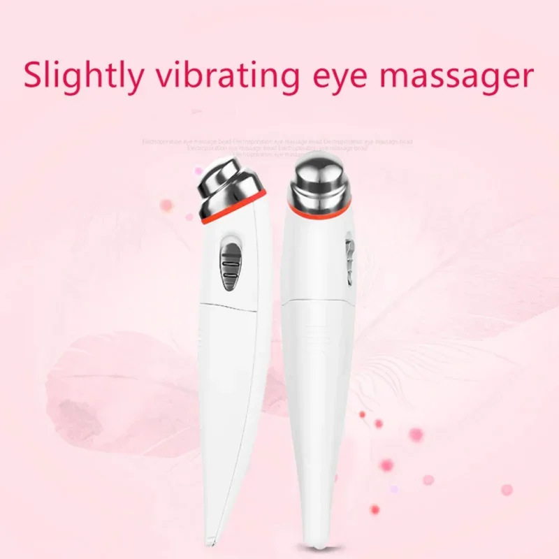 

1PC Mini Vibration Massage Electric Eye Beauty Devices Roller Massager Home Use Remove Wrinkles Dark Circle Anti-Aging Health