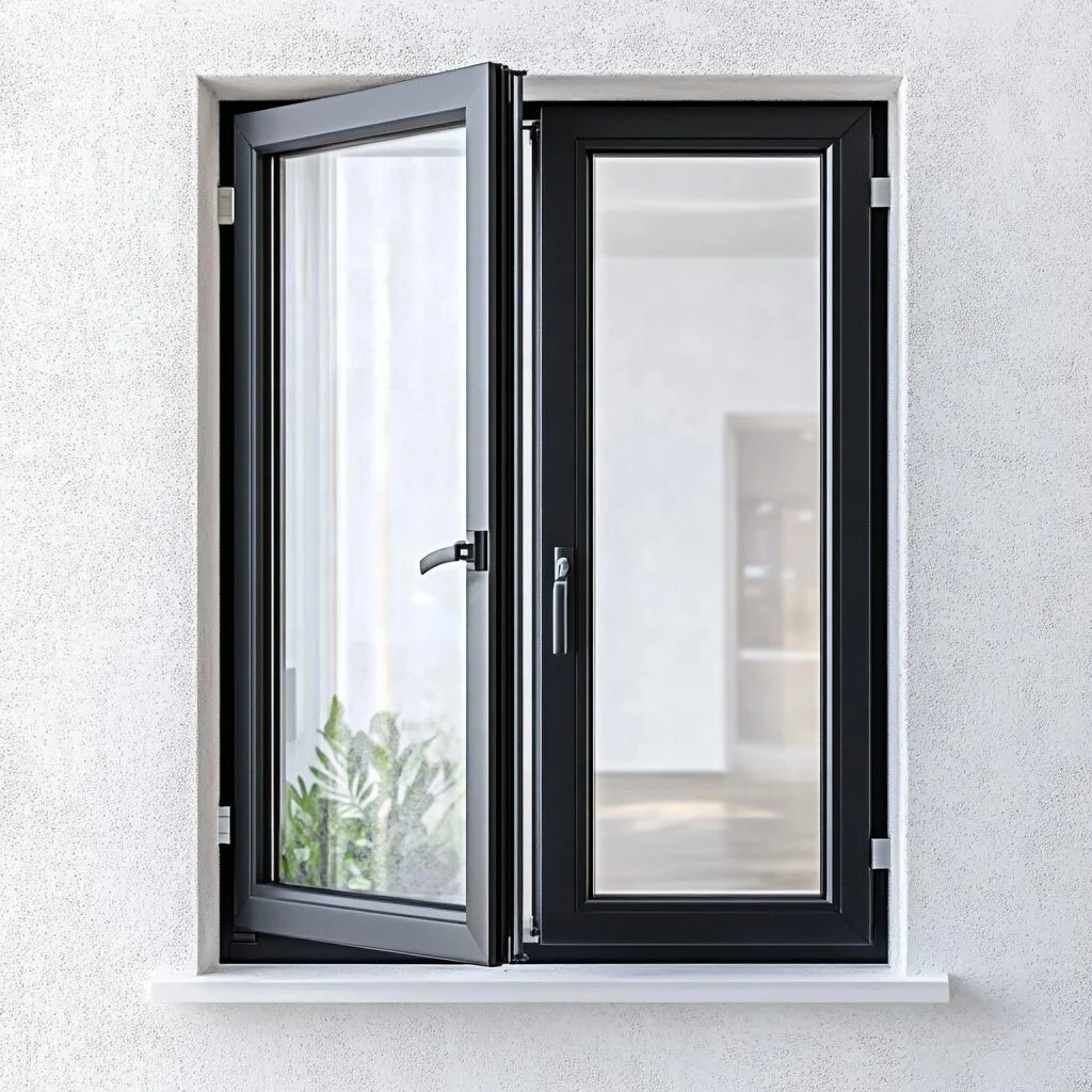 High Soundproof Miami Dade Noa Storm Panel Categlory 5 12 Hurricane Impact Casement Window System for Building