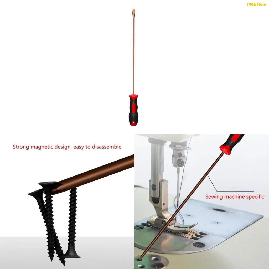 U1JB driver Extended Long Rod Slotted Tip for Sewing Machine Effortless