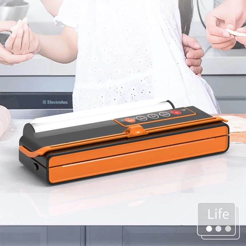 

Vacuum Sealer - Compact Home Use Packaging Compression Plastic Sealing Freshness Preservation Fully Automatic Vacuum Food Packag