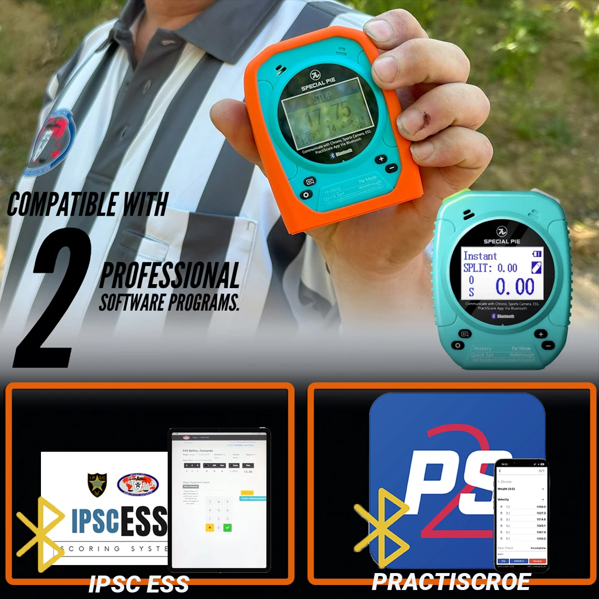 Special Pie Nieuwe versie Officiële RO Dedicated Shot Timer Waterdicht Valbestendig shot Timers USPSA IDPA IPSC