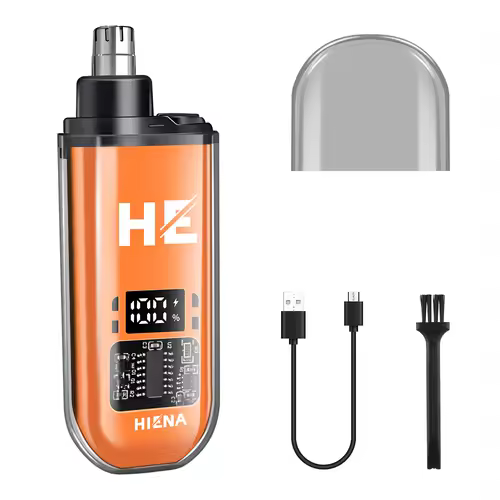 HIENA home-appliance nose hair trimmer personal care appliances Trimmer for nose Nose hair trimmer cut hairs nose or ear cutter - Image 8