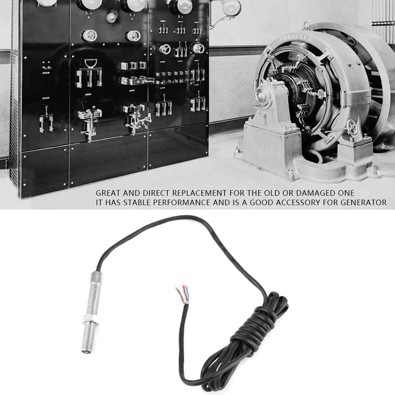 Generator Speed Sensor, Rotational Speed Sensor Generator Speed Magnetic Pickup Accessories MSP6729 For Generator Set