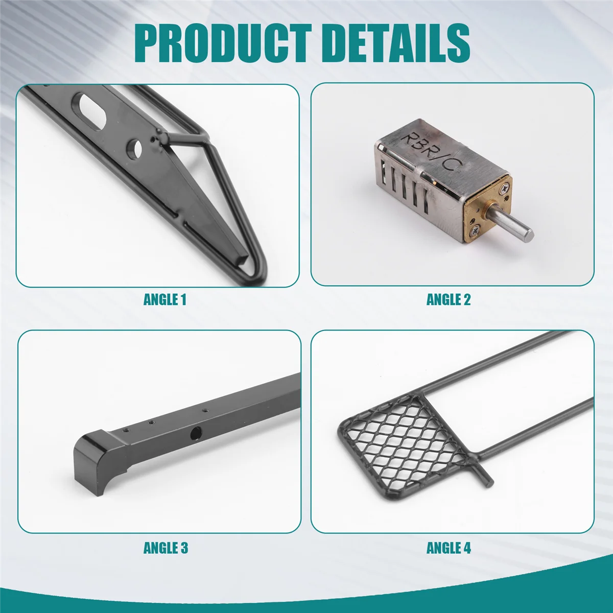 

A64E DIY металлическая защита переднего и заднего бампера, лебедка для MN D90 D91 D99 MN99S 1/12, обновленные запасные части для радиоуправляемого автомобиля
