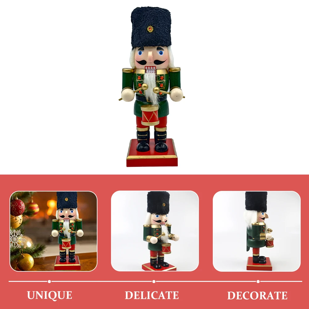 

Nutcracker Ornament Decor Soldier Home Centerpieces for Tables Figurines Decoration Wreath Man