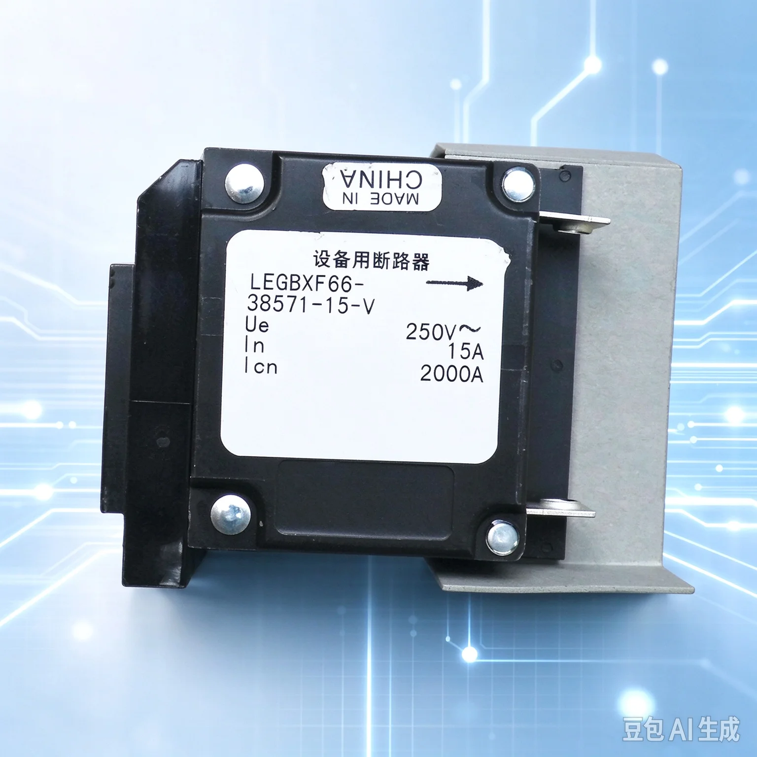Offer LEGBXF66-38571-15-V Magnetic Circuit Breaker 250VAC 15A for Equipment Protection