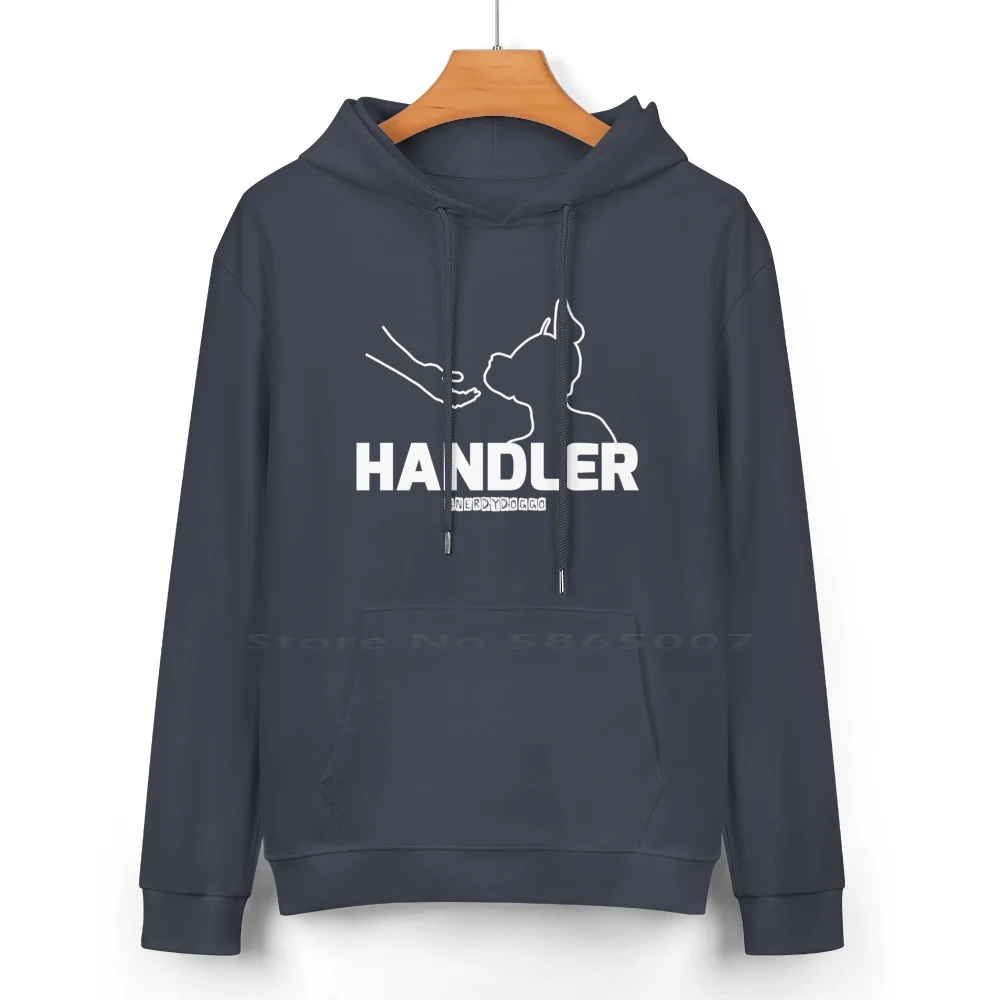 Doggo Handler Pure Cotton Hoodie Sweater 24 Colors Pup Play Human Pups 100% Cotton Hooded Sweatshirt For Women Men Unisex