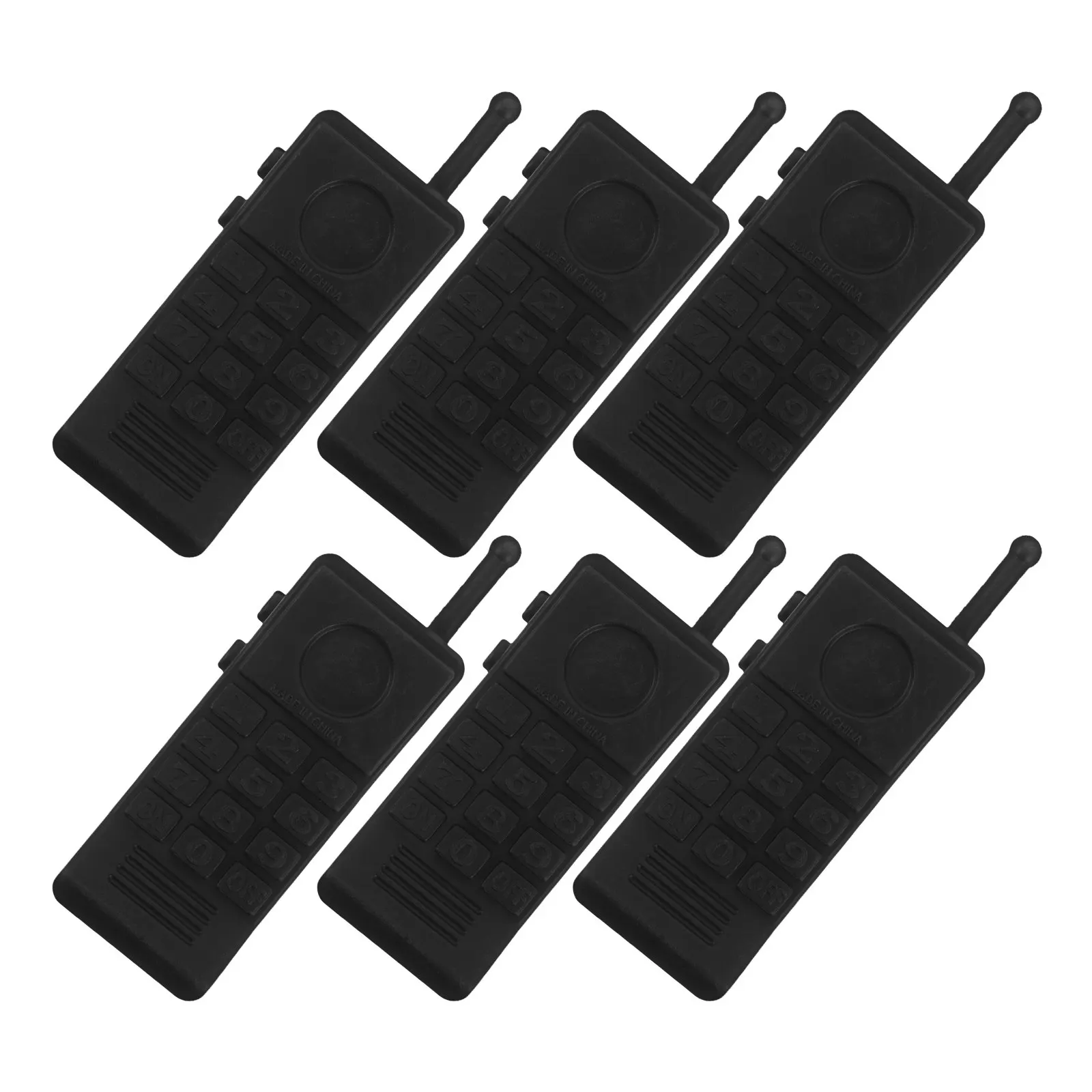 

6Pcs Kids Interactive Walkie Set Portable Drop Resistant Pretend Play Phone for Children Learning Communication Skills