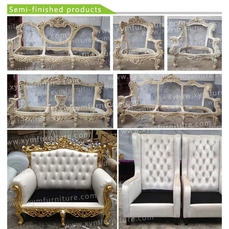 custom.European Classical Fabric Living Room Furniture Sofa
