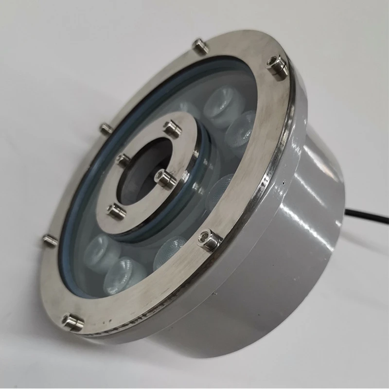DC24V نافورة ضوء بركة المناظر الطبيعية ضوء أضواء تحت الماء 6W LED ضوء تحت الماء