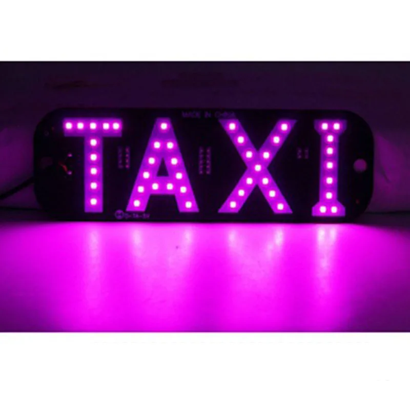 1 قطعة سيارة أجرة Led حاجب زجاجي للسيارة الكابينة مؤشر مصباح 5 فولت الزجاج الأمامي سيارة أجرة توجيه أضواء لوحة الملحقات مع USB للسائق #4