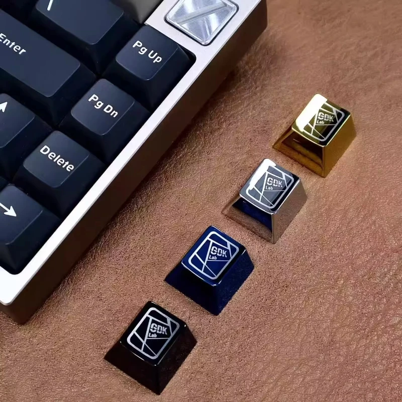 

Personalized Minimalist Metal Keycaps Customized Aluminum Single ESC Key CNC Cherry Profile R4 for Mechanical Keyboard Keycaps