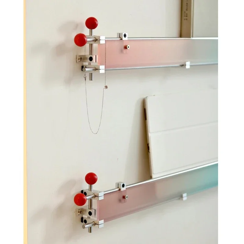Stainless Steel Optical Axis Zhebian Acrylic Magazine Rack, Shelf, Display Rack