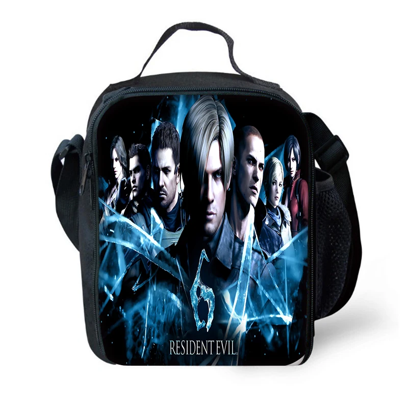 Lancheira térmica reutilizável Resident Evil, saco de grande capacidade para criança, lancheira isolada para estudantes, piquenique ao ar livre, menino e menina