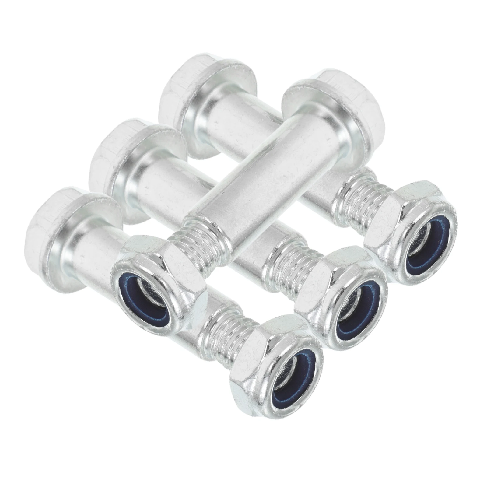 

1 Set Air Compressor Wheel Bolts Replacement Heavy Duty Hexagonal Axle Anti-Vibration Quick Release Caster Screws Lock Nuts
