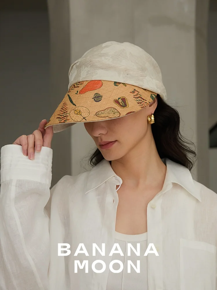 banana-moon-lin-laid-ba-retro-imprime-vacances-grand-bord-sunade-garcon-scout-casquette-femmes-voyage-decontracte-rond-chapeau-haut-de-forme